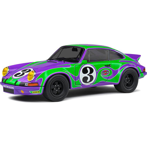 1973 Porsche 911 RSR - Purple Hippy Tribute 1:18 Scale Diecast Model by Solido Main Image