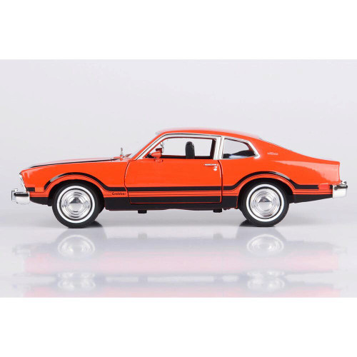 1974 Ford Maverick Grabber - Orange & Black 1:24 Scale Diecast Model by Motormax Alt Image 1