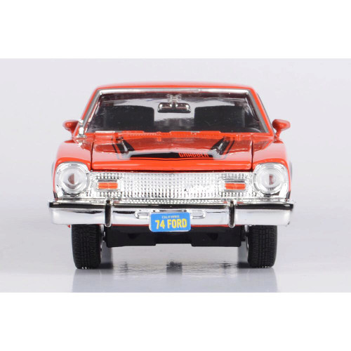 1974 Ford Maverick Grabber - Orange & Black 1:24 Scale Diecast Model by Motormax Alt Image 2