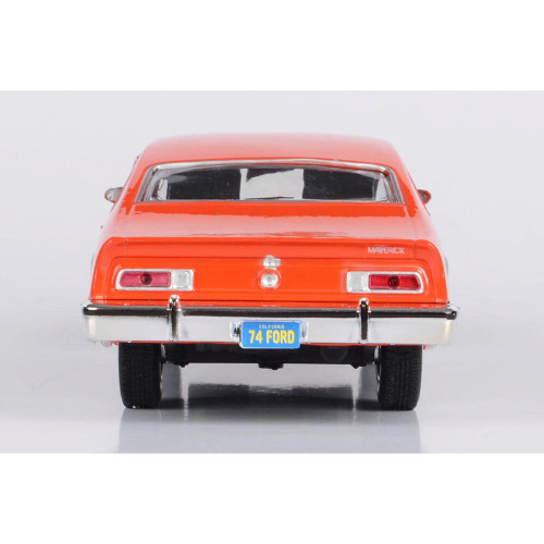 1974 Ford Maverick Grabber - Orange & Black 1:24 Scale Diecast Model by Motormax Alt Image 3
