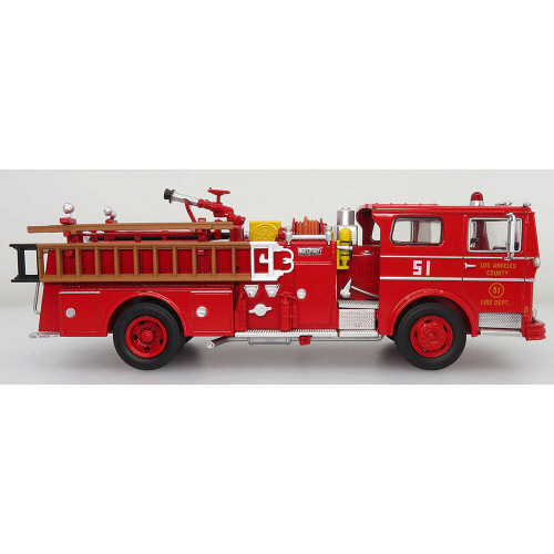 Emergency! Ward LaFrance Ambassador Fire Truck - Engine 51 1:50 Scale Diecast Model by Iconic Replicas Alt Image 1