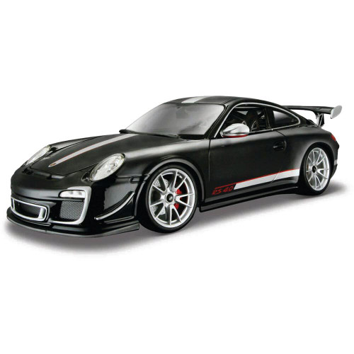 Porsche 911 (997) GT3 RS 4.0 - Black 1:18 Scale Diecast Model by Bburago Main Image