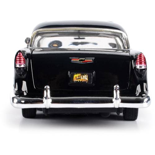 1955 Chevy Bel Air Low Rider with Visor - Gold 1:24 Scale Diecast Model Car by Motormax Alt Image 4