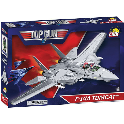 Top Gun F-14 Tomcat Building Block Model - 757 Pieces 1:48 Scale Diecast Model by COBI Toys Main Image