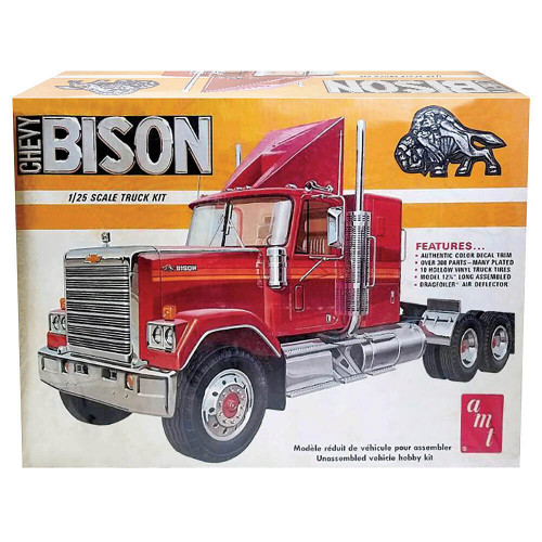 Chevrolet Bison Conventional Tractor 1/25 Kit 1:25 Scale Diecast Model by AMT Main Image