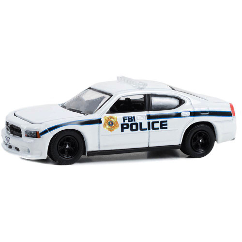 2008 Dodge Charger Police Pursuit - FBI Police 1:64 Scale Diecast Model by Greenlight Main Image