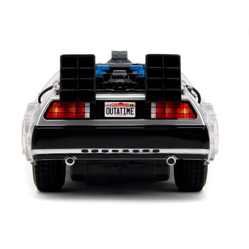 Remote Control Back To The Future Time Machine W/Light 1:16 Scale Diecast Model by Jada Toys Alt Image 3