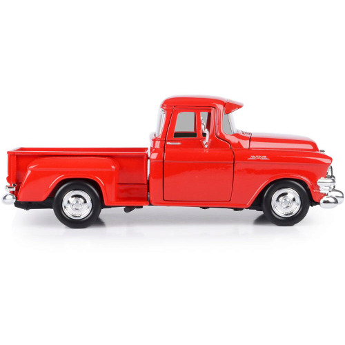 1955 GMC Blue Chip Pickup Red Diecast Model Truck | Motormax