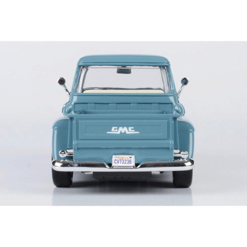 1955 GMC Blue Chip Pickup - Light Blue 1:24 Scale Diecast Model by Motormax Alt Image 3