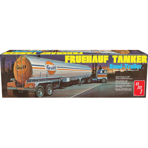Fruehauf Tanker Gulf 1/25 Kit 1:25 Scale Diecast Model by AMT Main Image Fruehauf Tanker Gulf 1/25 Kit 1:25 Scale Diecast Model by AMT Main Image