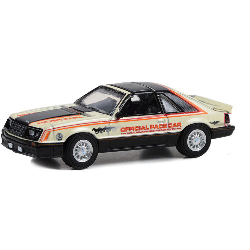 1979 Ford Mustang Hardtop 63rd Annual Indianapolis 500 Mile Race Official 500 Festival Car 1:64 Scale Diecast Model by Greenlight Main Image