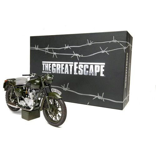 TRIUMPH TR6 TROPHY - Weathered - The Great Escape 1:12 Scale Diecast Model by Corgi Alt Image 7