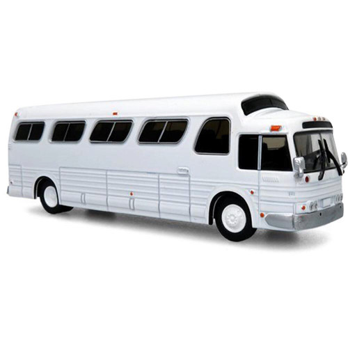 1966 GM PD-4107 “BUFFALO” COACH: BLANK WHITE 1:87 Scale Diecast Model by Iconic Replicas Main Image