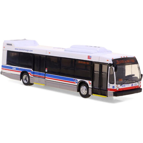 MCI Classic Transit Bus: Blank White | Iconic Replicas