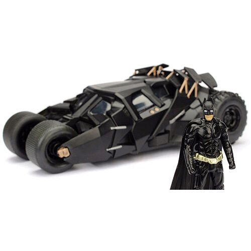 2008 Dark Knight Batmobile & Diecast Batman 1:24 Scale Diecast Model by Jada Toys Alt Image 3