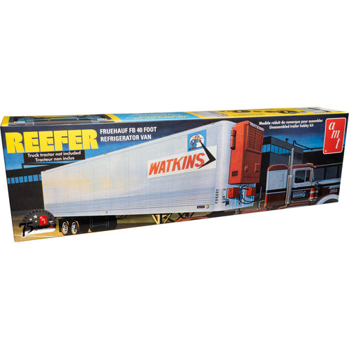 Fruehauf 40' Reefer Trailer Watkins 1/25 Kit 1:25 Scale Diecast Model by AMT Main Image
