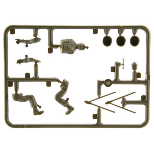 Willys MB Jeep with Trailer 1/35 Kit 1:35 Scale Diecast Model by Italeri Alt Image 3