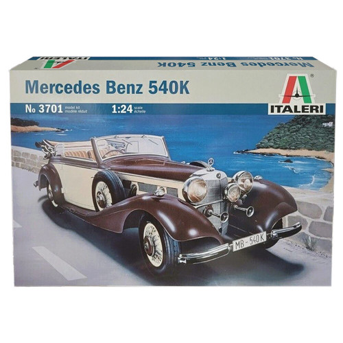 Mercedes Benz 540K 1/24 Kit 1:24 Scale Diecast Model by Italeri Main Image