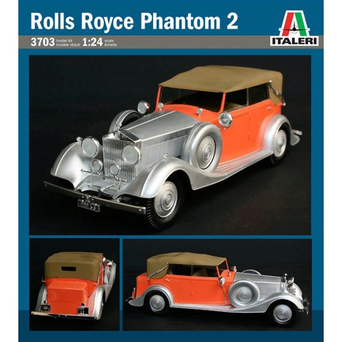 Rolls Royce Phantom II 1/24 Kit 1:24 Scale Diecast Model by Italeri Alt Image 1