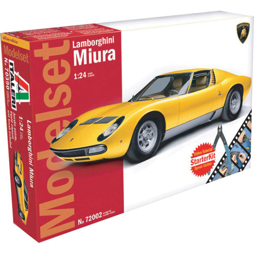 Lamborghini Miura 1/24 Kit 1:24 Scale Diecast Model by Italeri Main Image