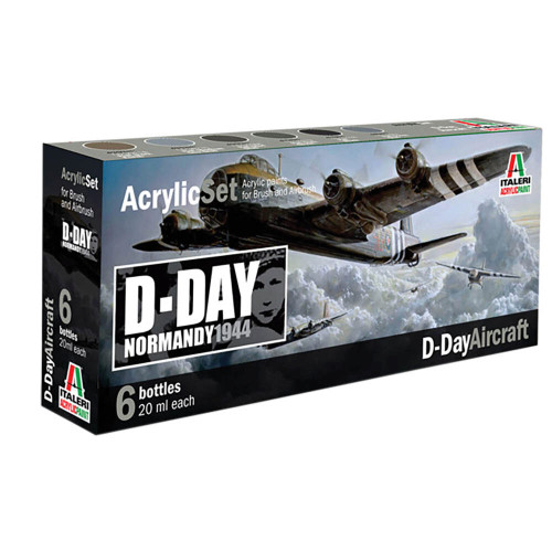 WWII U.S. Navy Aircraft Acrylic Paint Set Plastic Model Kit | Italeri