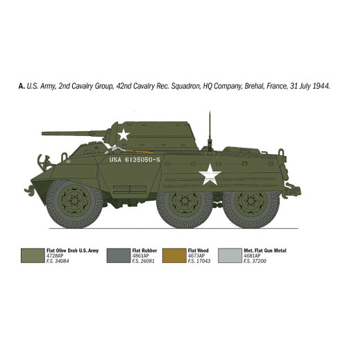 M8 Greyhound 1/35 Kit Alt Image 1