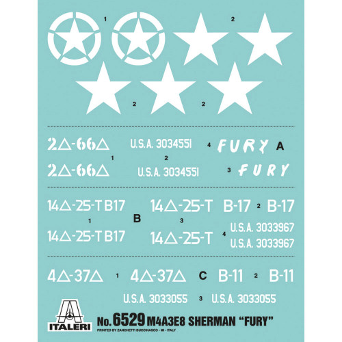 M4A3E8 Sherman Fury 1/35 Kit Alt Image 2