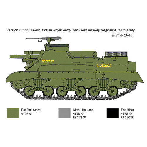 M7 Priest Howitzer Motor Carriage 1/35 Kit Alt Image 4