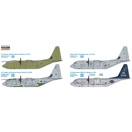 C-130J C5 Hercules 1/48 Kit Plastic Model Kit | Italeri