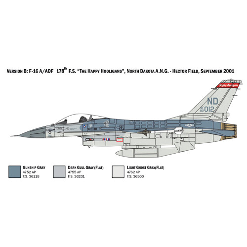 F-16A Fighting Falcon 1/48 Kit Alt Image 3