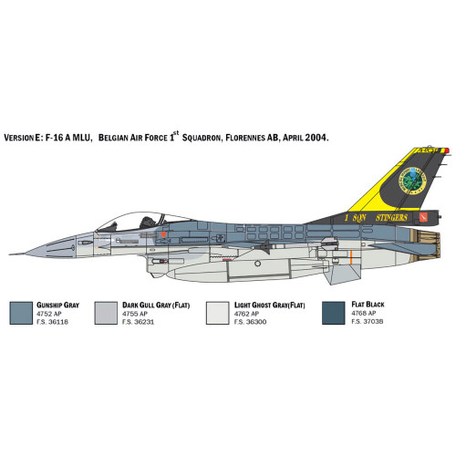 F-16A Fighting Falcon 1/48 Kit Alt Image 7