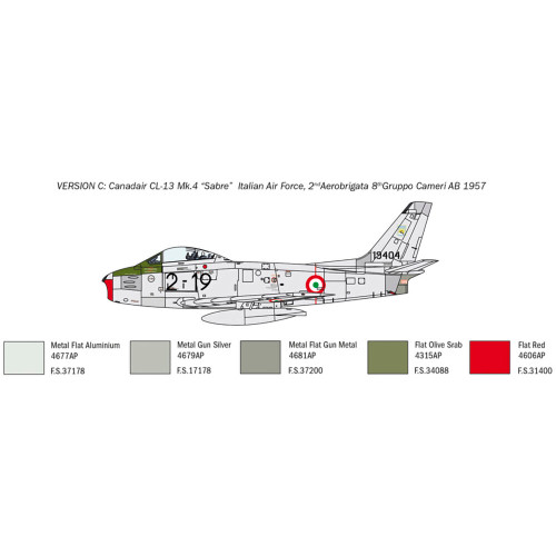 F-86E Sabre 1/48 Kit Alt Image 3