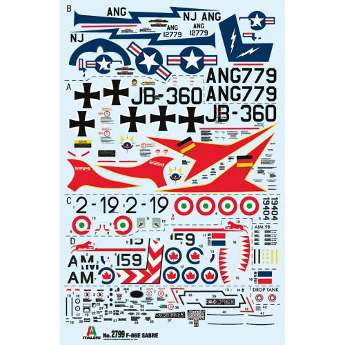 F-86E Sabre 1/48 Kit Alt Image 5