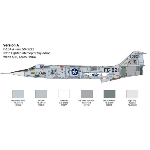 F-104  Starfighter A/C 1/32 Kit Alt Image 3