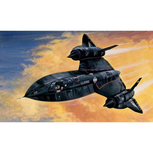 SR-71 Blackbird With Drone 1/72 Kit Plastic Model Kit | Italeri