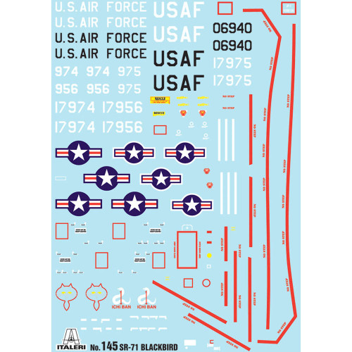SR-71 Blackbird With Drone 1/72 Kit Alt Image 2
