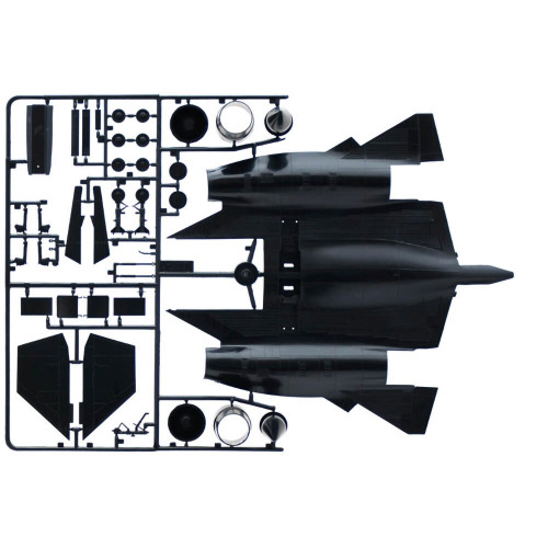 SR-71 Blackbird With Drone 1/72 Kit Plastic Model Kit | Italeri