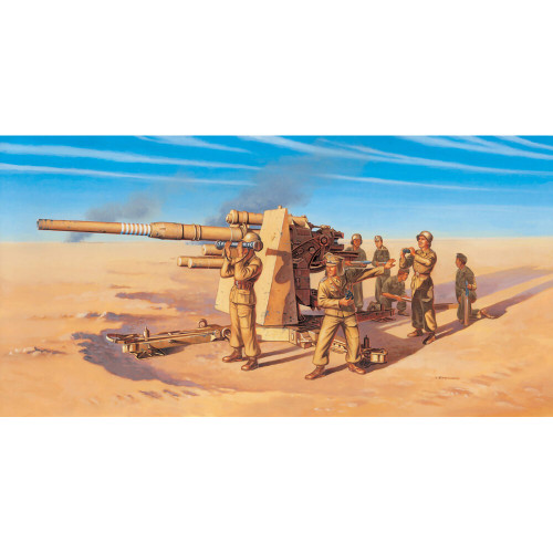 8.8 Cm. Flak 37 AA Gun With Crew 1/72 Kit Alt Image 1