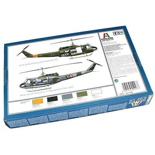 UH-1D Iroquois 1/72 Kit 1:72 Scale Plastic Model Kit by Italeri Alt Image 1