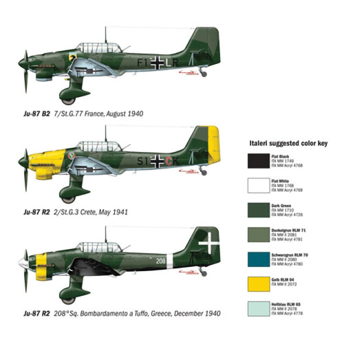 JU 87 B-2/R-2 Stuka 1/72 Kit Alt Image 1