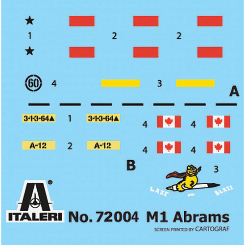 M1 Abrams 1/72 Kit Alt Image 2