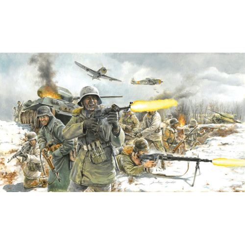 German Infantry - Winter Unif. (WWII) 1/72 Figures Alt Image 1