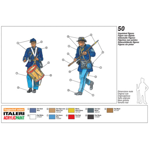 Union Infantry (American Civil War) 1/72 Figures Alt Image 2