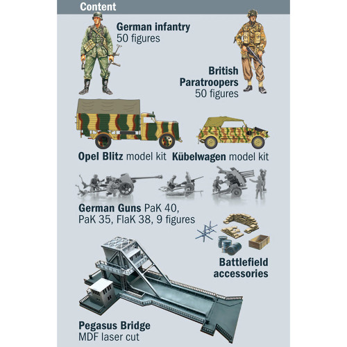 Pegasus Bridge Airborne Assault 1/72 Figure Kit Alt Image 1