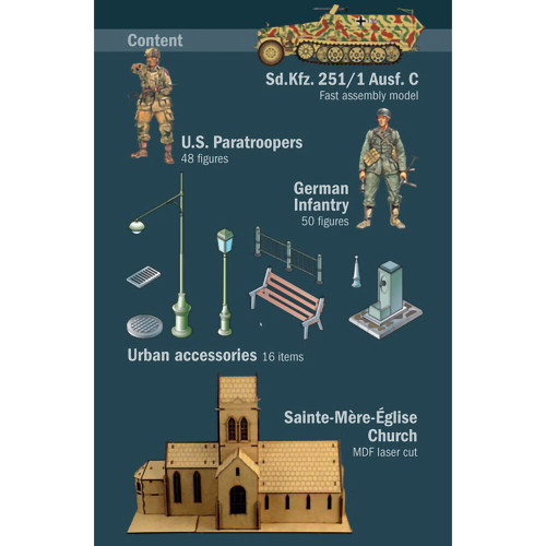 Air Assault On Sainte-Mère-Église 1/72 Figure Kit Alt Image 6
