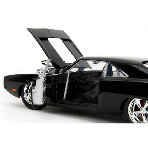 1970 F&F 1 Dodge Charger R/T - Dom's Charger 1:24 Scale Diecast Model by Jada Toys Alt Image 5