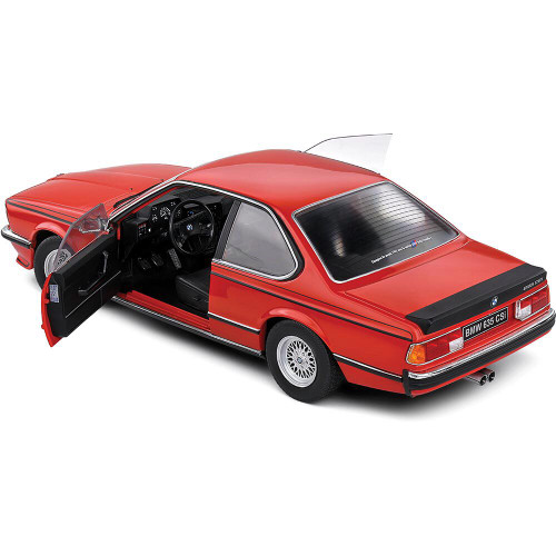 1984 BMW 635 CSI (E24) Red 1:18 Scale Diecast Model by Solido Alt Image 2