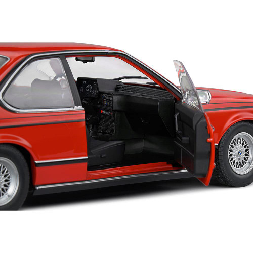 1984 BMW 635 CSI (E24) Red 1:18 Scale Diecast Model by Solido Alt Image 7
