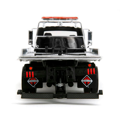 International Flatbed Tow Truck - Primer Black 1:24 Scale Diecast Model by Jada Toys Alt Image 3