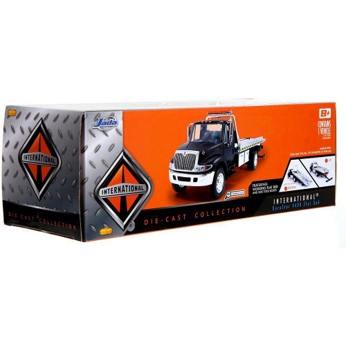International Flatbed Tow Truck - Primer Black 1:24 Scale Diecast Model by Jada Toys Alt Image 8